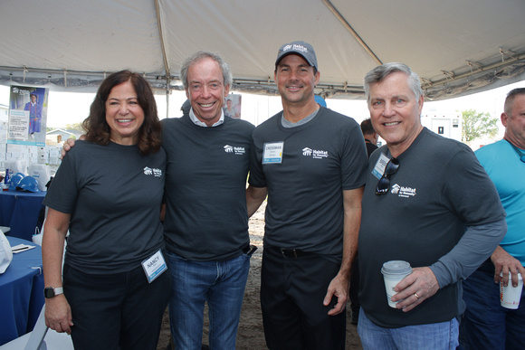 Nancy Robin, CEO and executive director of Habitat for Humanity of Broward; Keith Koenig, chairman of City Furniture; Cressman Bronson, EVP and president of PNC Financial Services Group South Florida;
